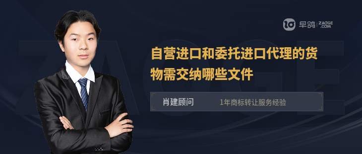 自營進(jìn)口與委托進(jìn)口代理貨物所需文件詳解